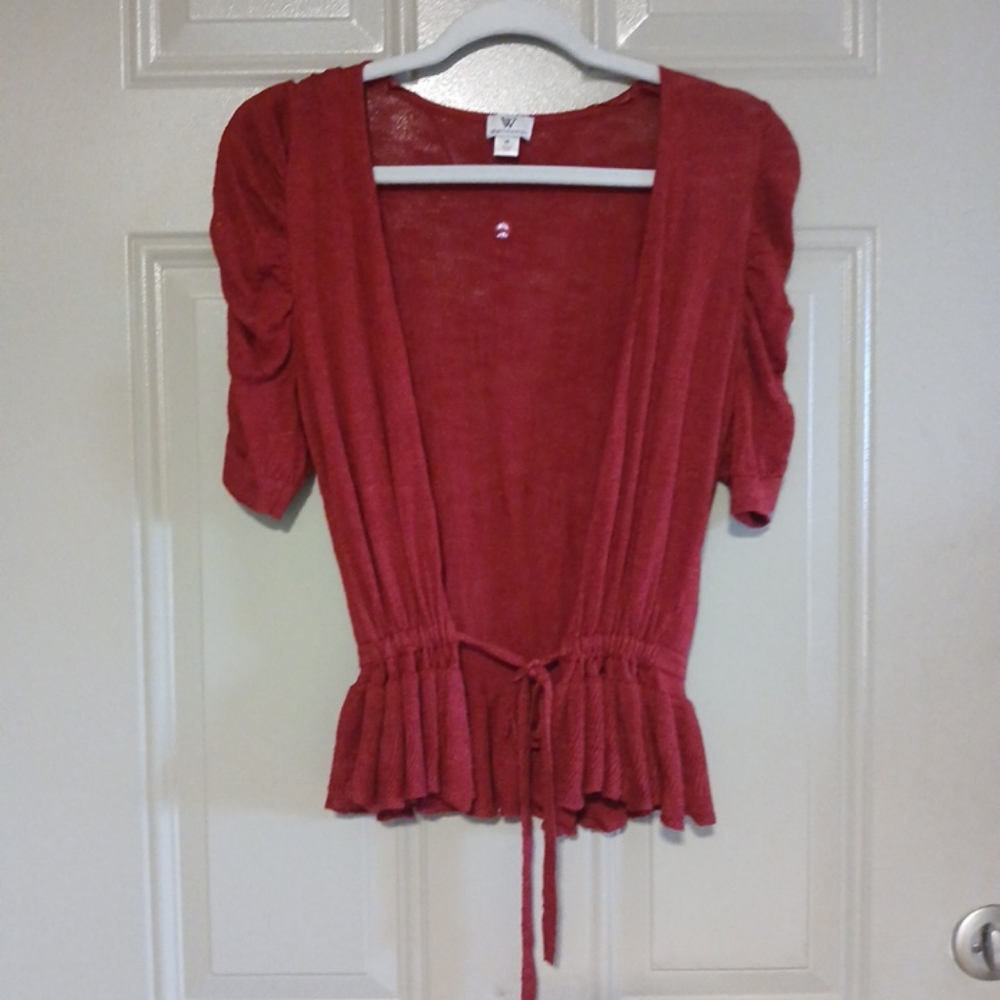 worthington cardigan Open Short Sleeves Woman Size M
